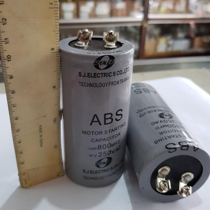 Kapasitor - Capacitor Motor Starting 800 UF MFD - 250V