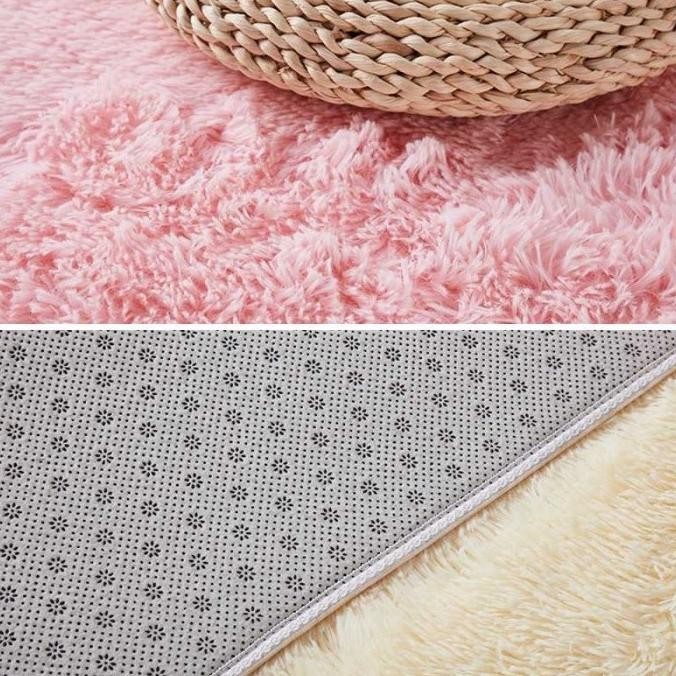 Karpet Bulu Matras Tikar Lantai Minimalis Kamar Tidur Dekorasi Anak LCM