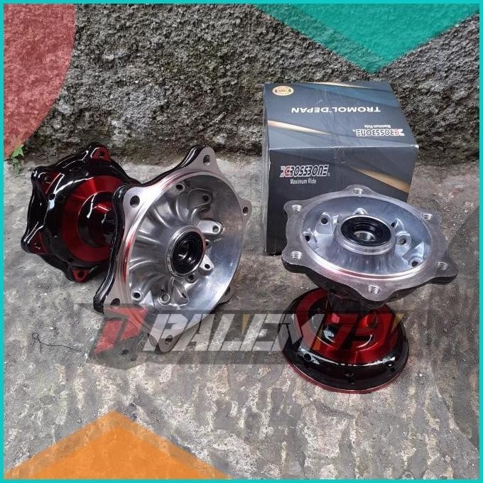Tromol KLX 230 Depan Belakang Merah Hitam Piringan Cakram KLX230 Disc