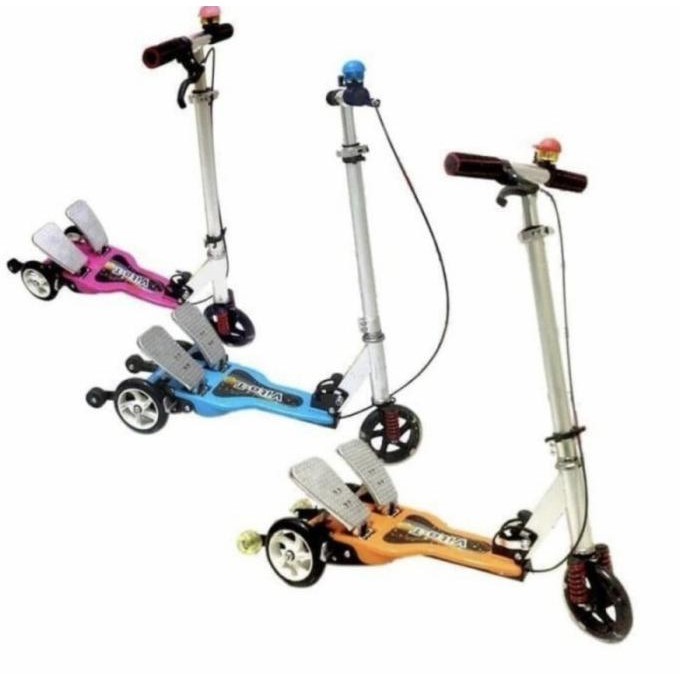 Sekuter anak injak vita skuter otoped genjot scooter injak vita genjod