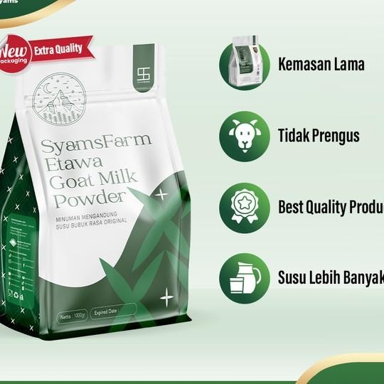 

Syamsfarm Susu Kambing Etawa Bubuk 1 Kg Rasa Ternak Syams