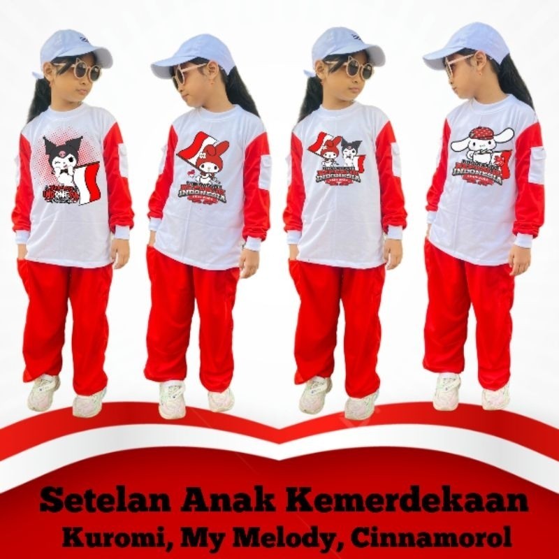 Baju 2 6 9 Tahun Setel Onesetel Indonesia Lomba Kmerdekaan Oneset Merdeka Pakaian Kaos 17 Agustus Ke