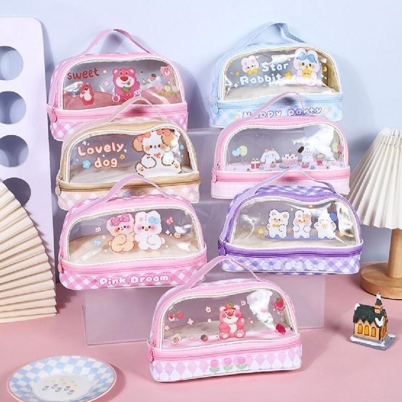 

Okk-1520 Tempat Pensil Pulpen Multifungsi 2 Sekat Promo