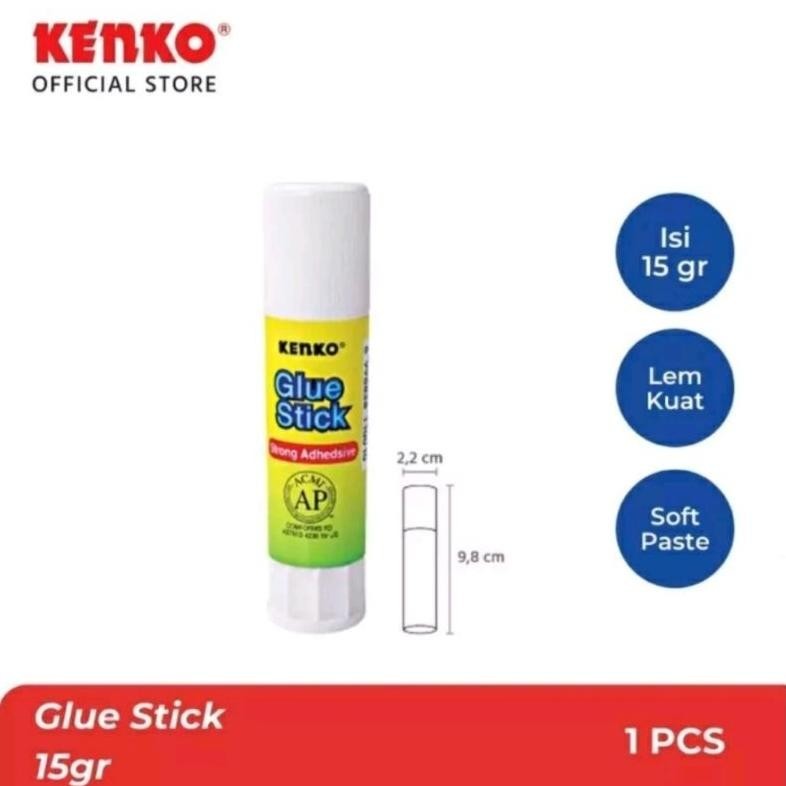 

Ryu-56 Lem Glue Stick Batang Putar Kenko 8 Gr, 15 Gr, 25 Gr Super Sale
