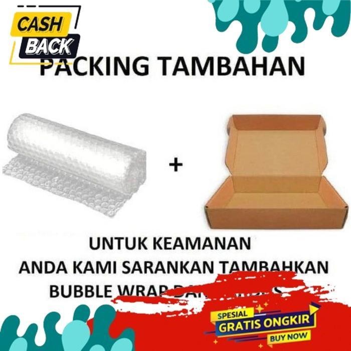 

BISMILAH EXTRA BUBBLE WRAP + DUS UNTUK BARANG LEBIH AMAN