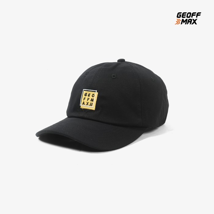 Geoff Max Official - Smudgie Black Polo Cap Topi Pria