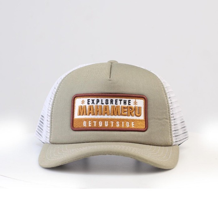 Mahameru Topi Trucker Hjm Embro 012 Topi Jaring