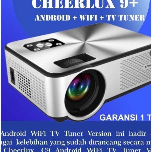 Led Proyektor Cheerlux C9 Android Wifi Tv Tuner Led