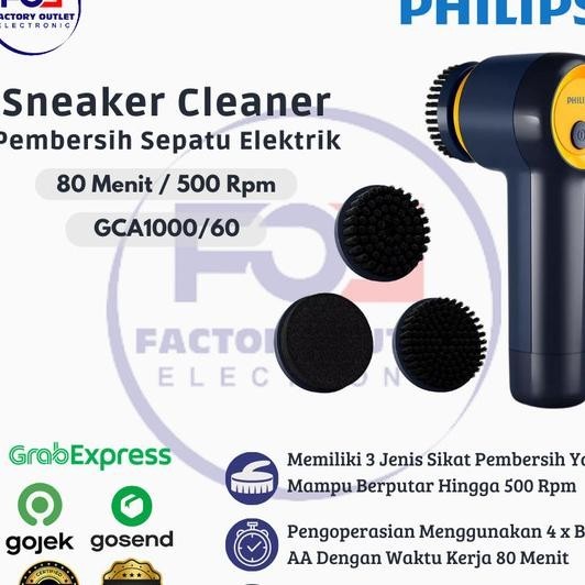 Philips Gca1000/60 Sneaker Cleaner Sikat Pembersih Sepatu Elektrik
