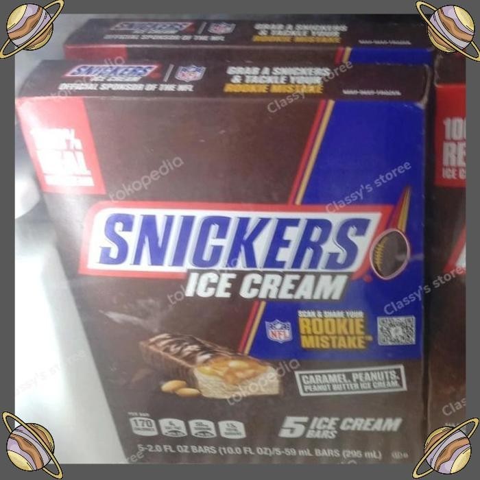 

[CLS] SINCKERS ICE CREAM CARAMEL PEANUTS BUTTER ICE CREAM 5 BARS