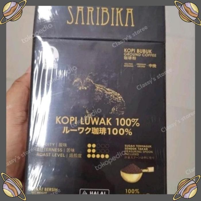 

[CLS] SARIBIKA KOPI LUWAK BUBUK 100 GR/KOPI BUBUK