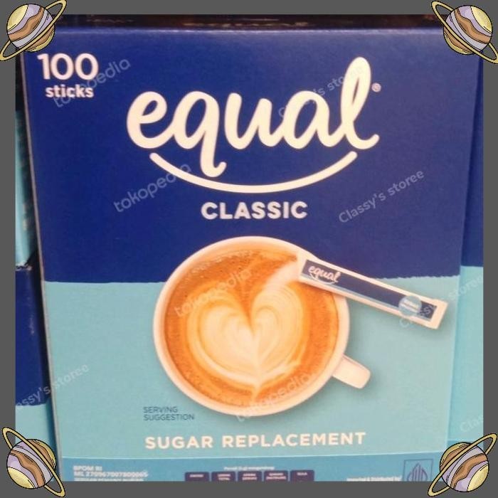 

[CLS] EQUAL CLASSIC 100/SUGAR REPLACEMENT/PEMANIS