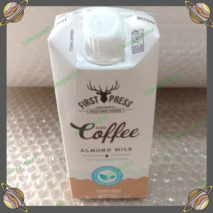 

[CLS] FIRST PRESS ICE COFFEE ALMOND MILK SUGAR FREE 350 ML/VEGAN FRIENDLY