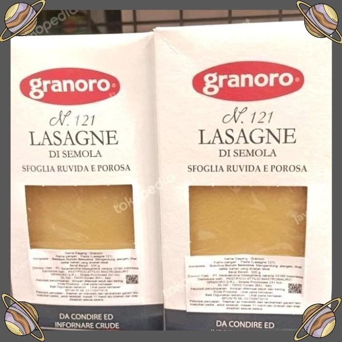 

[CLS] GRANORO LASAGNE DI SEMOLA/PASTA LASAGNA 500 GR N 121/PASTA