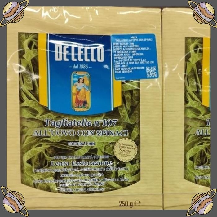 

[CLS] DE CECCO TAGLIATELLE SPINACH/PASTA BAYAM 250 GR