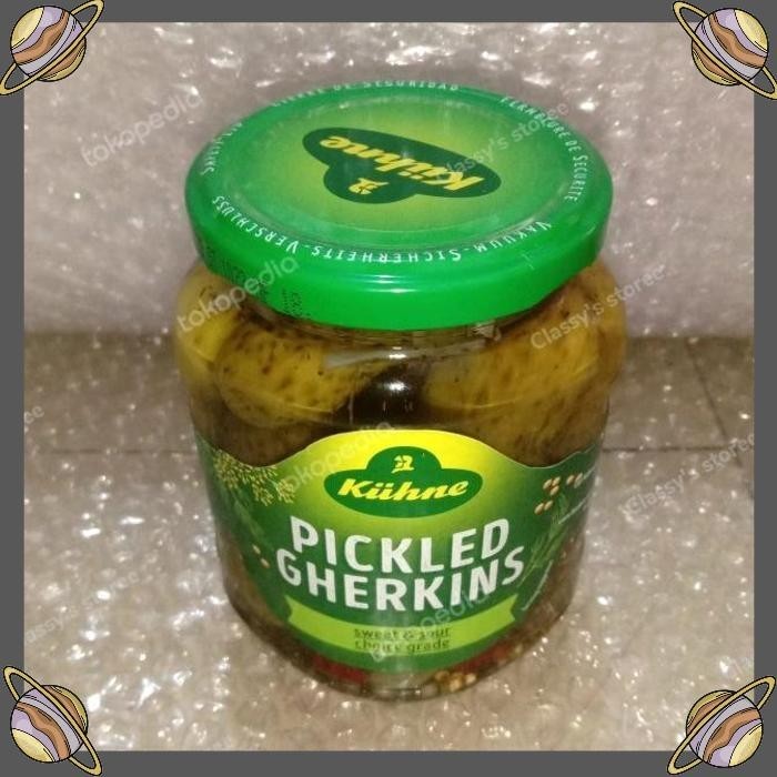 

[CLS] KUHNE PICKLE GHERKINS 370 ML/GREAT TASTE