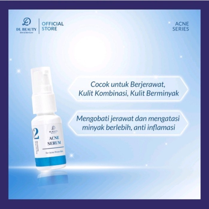 Dl Slim & Skin Care Acne Serum Penyembuh Jerawat Bekas Bruntusan Bpom