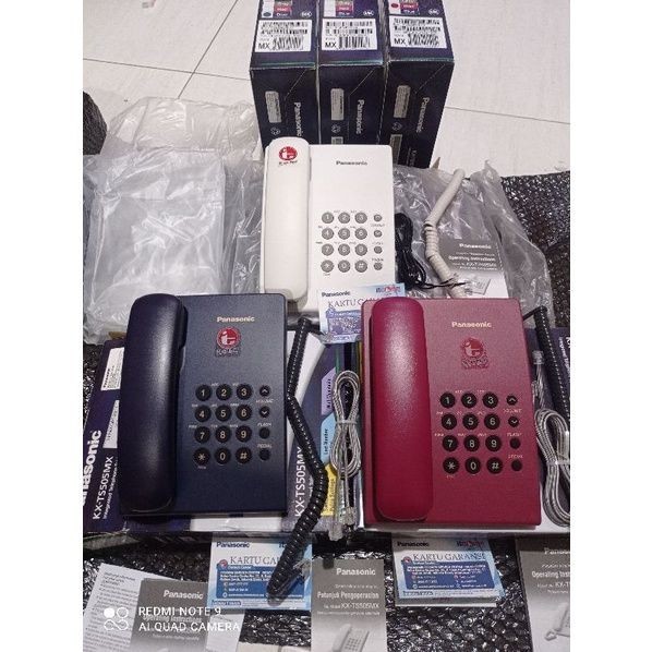 PESAWAT TELEPON PANASONIC KX-TS505 KONDISI BARU