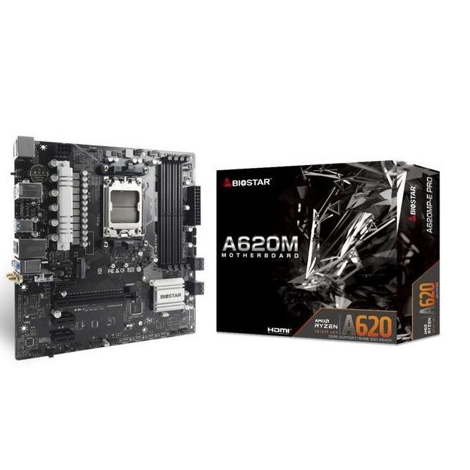 BIOSTAR A620MP-E Pro A620M SOCKET AM5 DDR5 RYZEN MOTHERBOARD