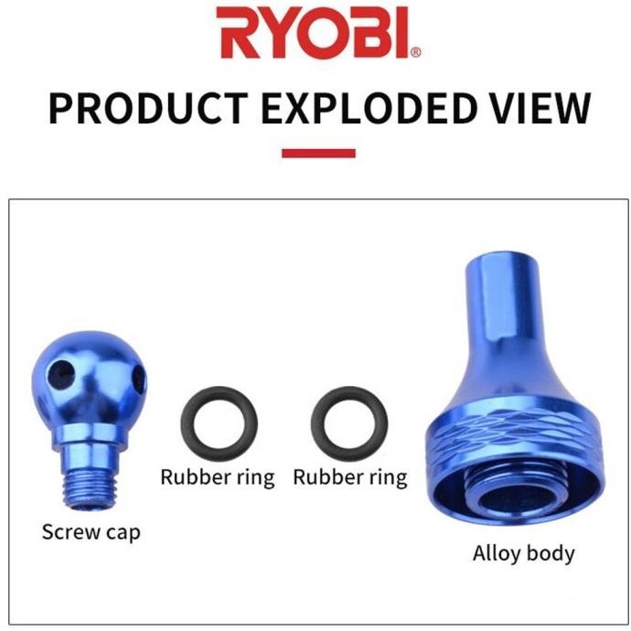 Ryobi REEL STAND Accessories Reel Full Color Metal Sandaran Reel