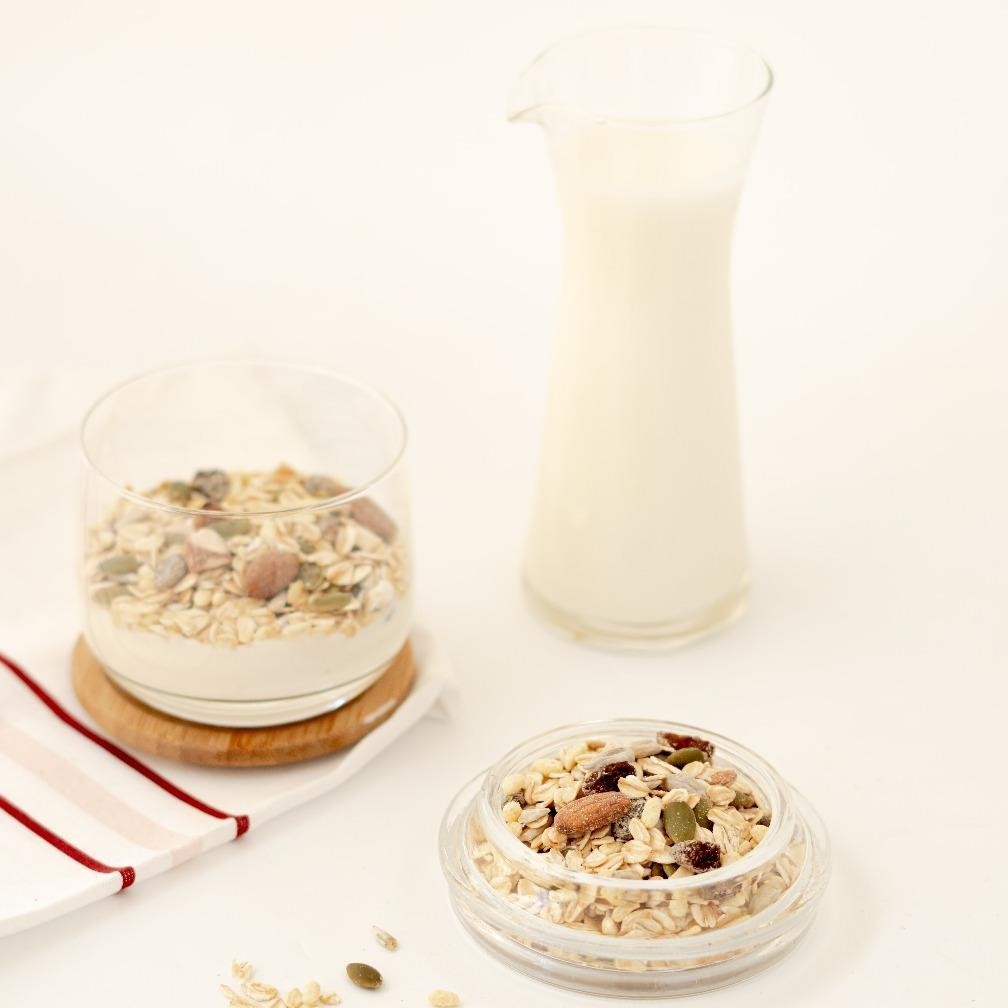 

ter-98 Muesli 1 Kg Safiya With Almond | Muesli Safiya Sereal Sarapan Makanan Sehat Viral