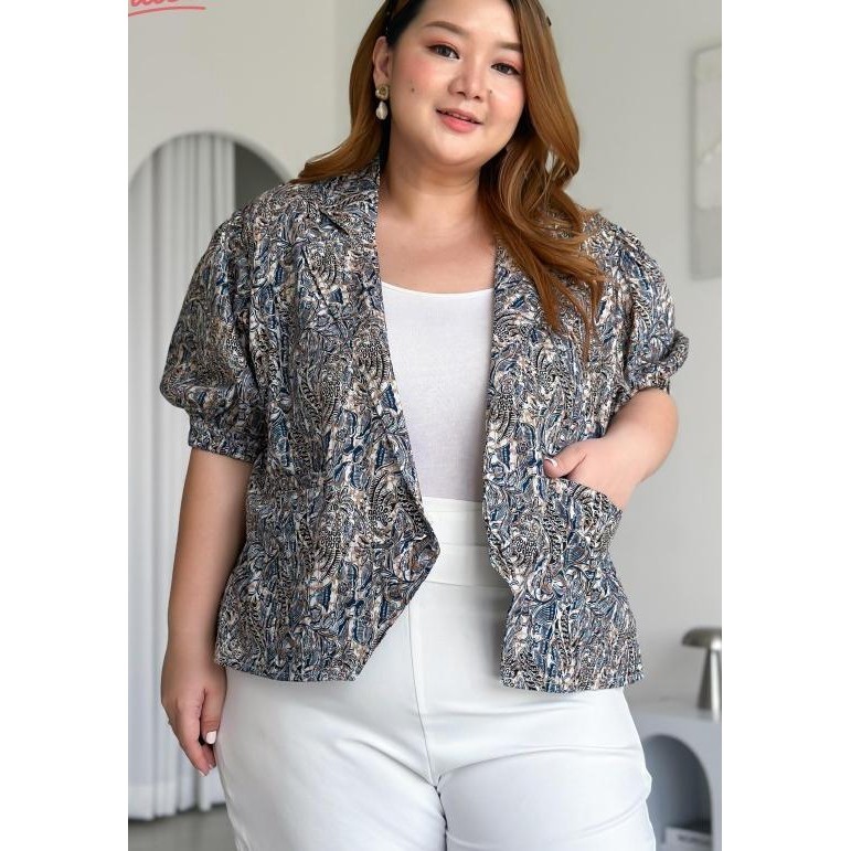 Atr Outer Batik Jumbo Wanita Ld120 Ld130 Ld142 Bolero Batik Jumbo Wanita Lily Outer Batik Cardigan B