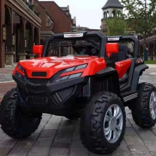 Mobil Mobilan Anak Jeep Aki Besar Bisa Dinaiki Mainan Remot Kontrol RC GT