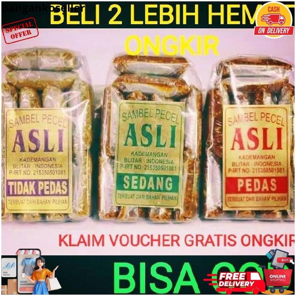 

Sambel Pecel Asli Blitar / Sambal Pecel Asli 450 Gram Gratis Ongkir