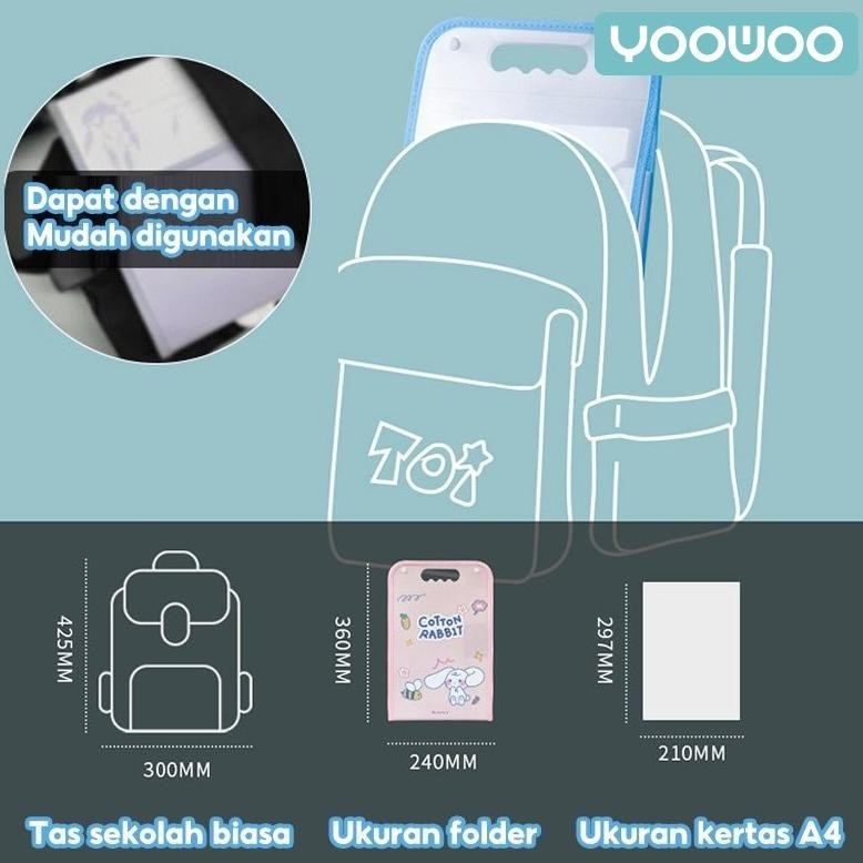 

Fj-44 Yoowoo File Organizer / Penyimpanan Berkas / Folder Portable / Tempat Kertas Ujian Beli Lokal