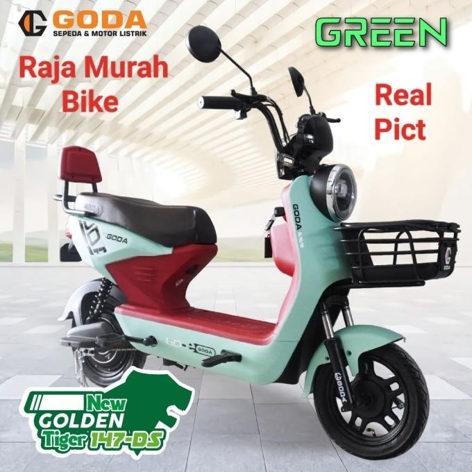 PROMOOO SEPEDA LISTRIK GODA GOLDEN TER 147 SEPEDA LISTRIK GODA 147-D GARANSI