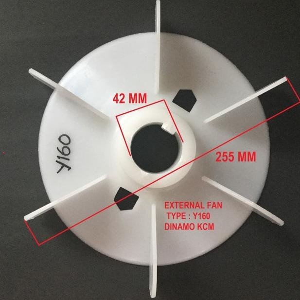 Y160 - Kipas Dinamo - Kipas Motor - Kipas Pendingin - External Fan
