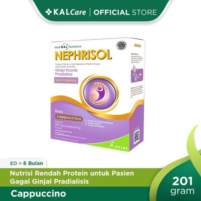 

NEPHRISOL VANILA CAPPUCCINO. Susu Pasien Gagal Ginjal Pradialisis