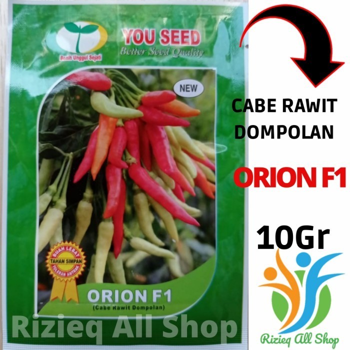Benih Cabe Rawit Orion F1 Isi 10Gr Cabe Rawit Berdompol Produk Youseed