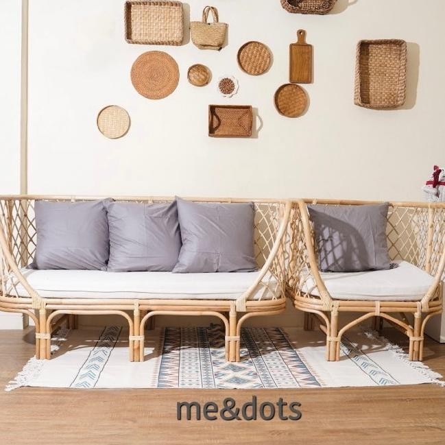 me&dots - Kursi Rotan Sofa ,