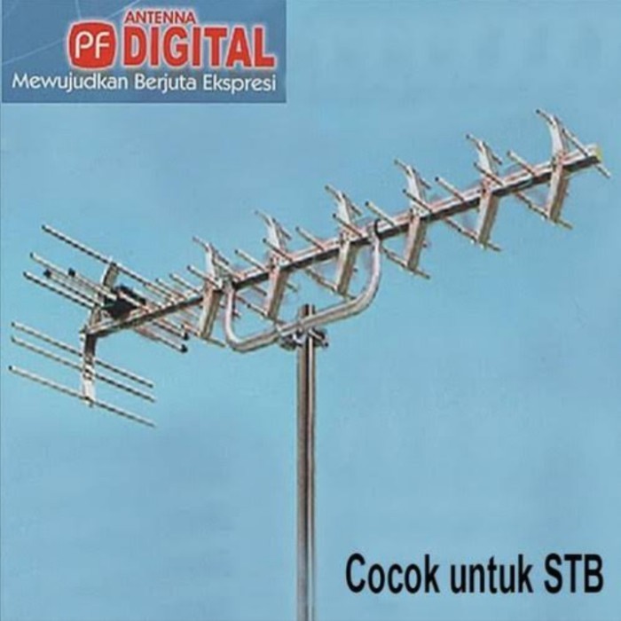 Terbaru Antena Antene Antenna Digital Pf Hd-U25 Hd U25 For Stb Uhf Phf Promo Terlaris