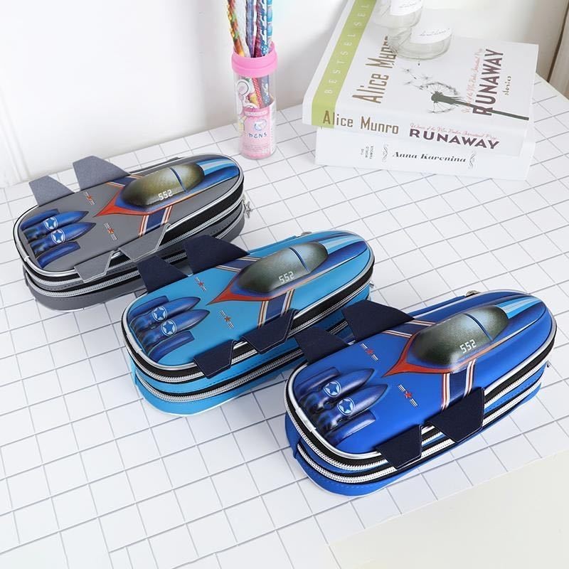 

Kotak Alat Tulis Sekolah Dasar Anak Laki-laki, Kotak Pensil Kapasitas Besar