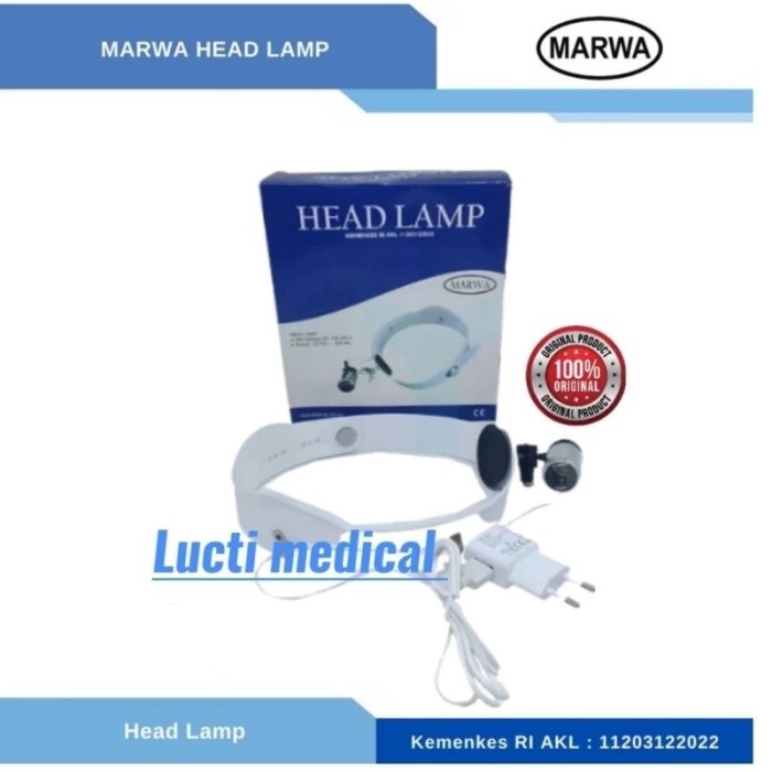 HEAD LAMP MARWA , LAMPU SENTER KEPALA MEDIS /SENTER MEDIS MARWA
