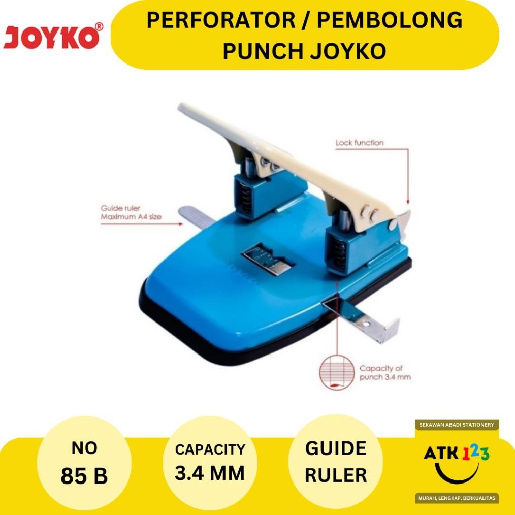 

PROMO Perforator / Pembolong Kertas / Plong-plongan Merk Joyko No. 85 B ht-12