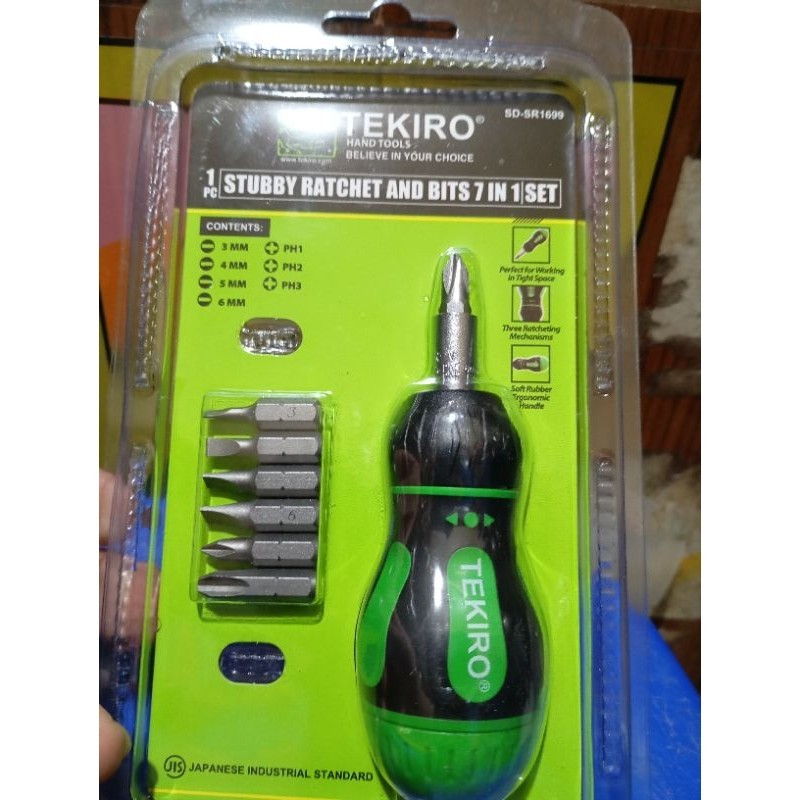 obeng rachet tekiro mini