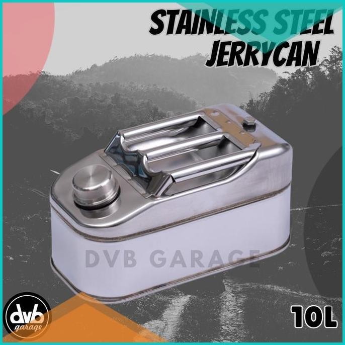 Jerigen 304 Stainless Steel Bensin Solar Jerrycan Jirigen Army Tangki