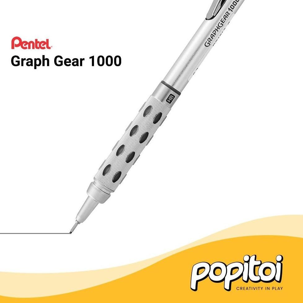 

BISA COD Pentel Graph Gear 1000 Mechanical Pencil GraphGear Pensil Mekanik h-4