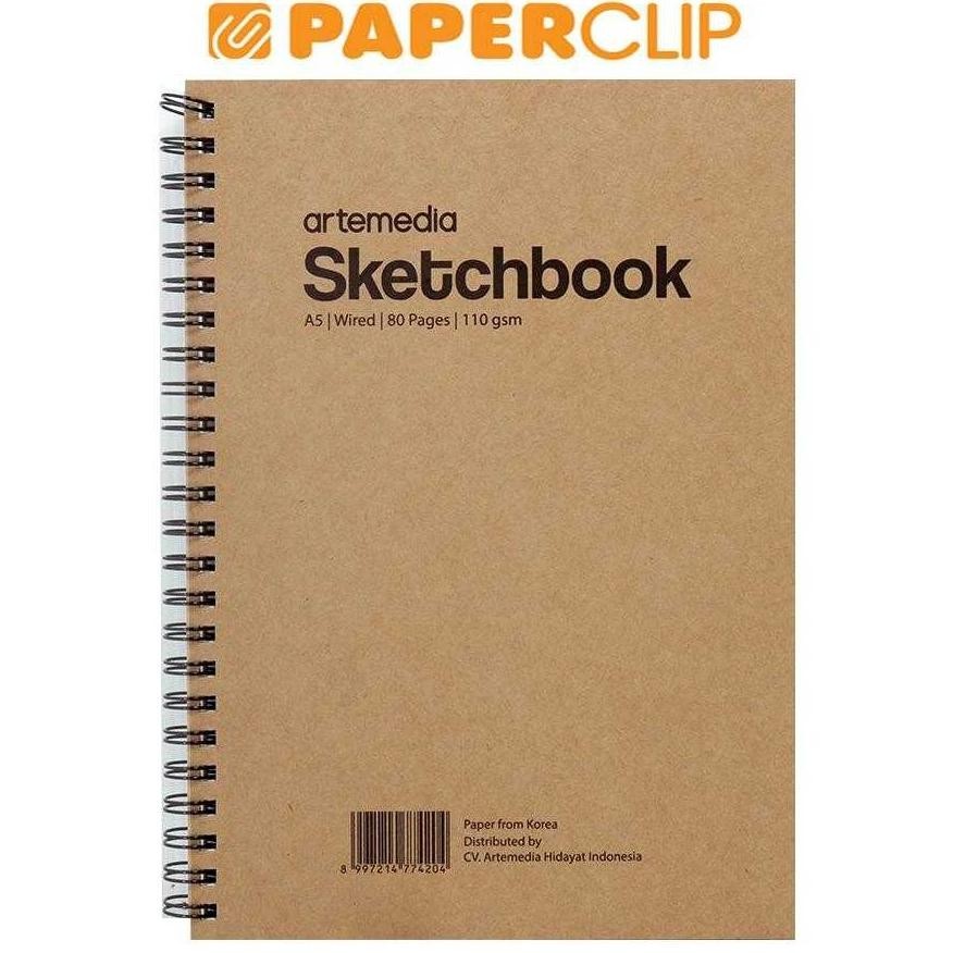 

Hot Artemedia Sketchbook Wired Craft A5 110Gsm 774204 Murah