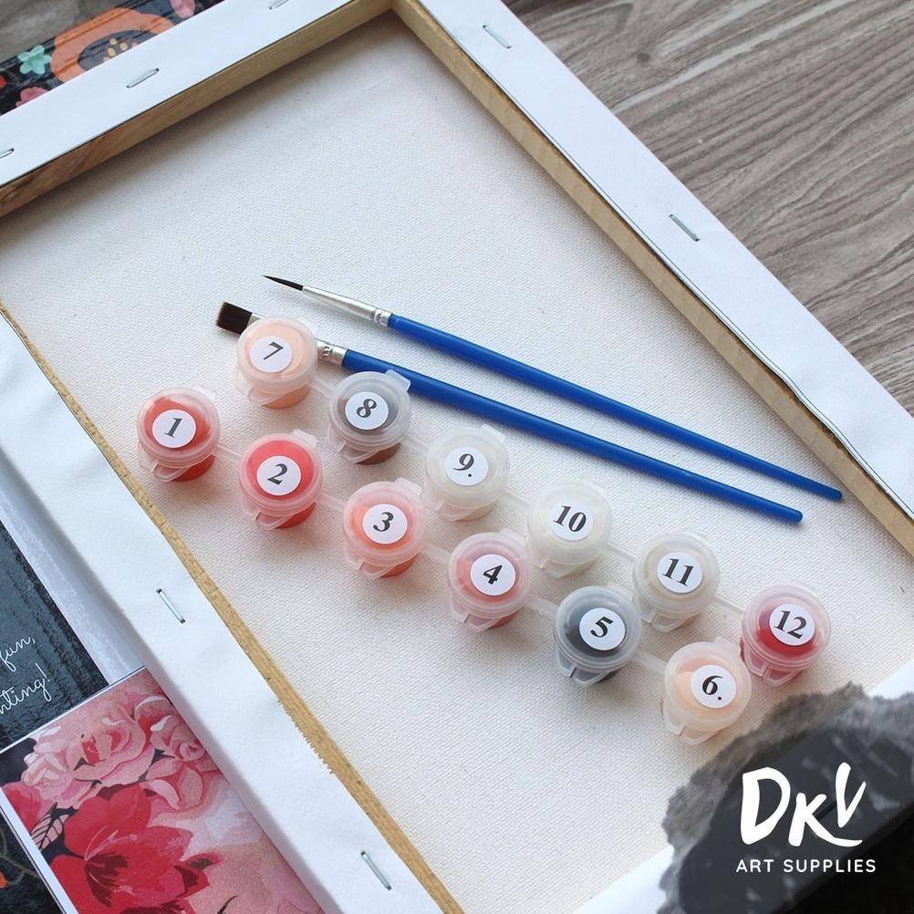 

Big Sale Paint By Number 20X30Cm Girl Series Diy Painting Kit Mewarnai Lukisan With Wooden Frame Numbers Garansi