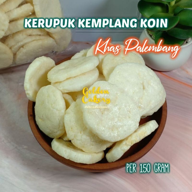 

KERUPUK KEMPLANG KOIN 150 GR KHAS PALEMBANG ASLI PALEMBANG