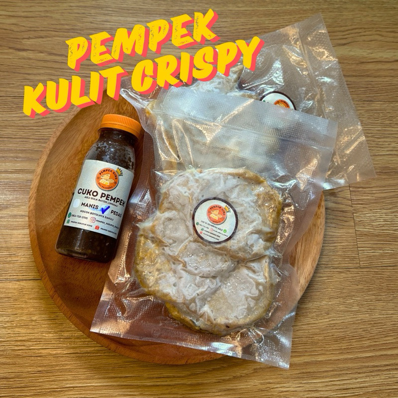 

[HALAL] PEMPEK KING KULIT CRISPY MPEK MPEK PALEMBANG PAKET FROZEN BEKU FREE PACKING ASLI PALEMBANG