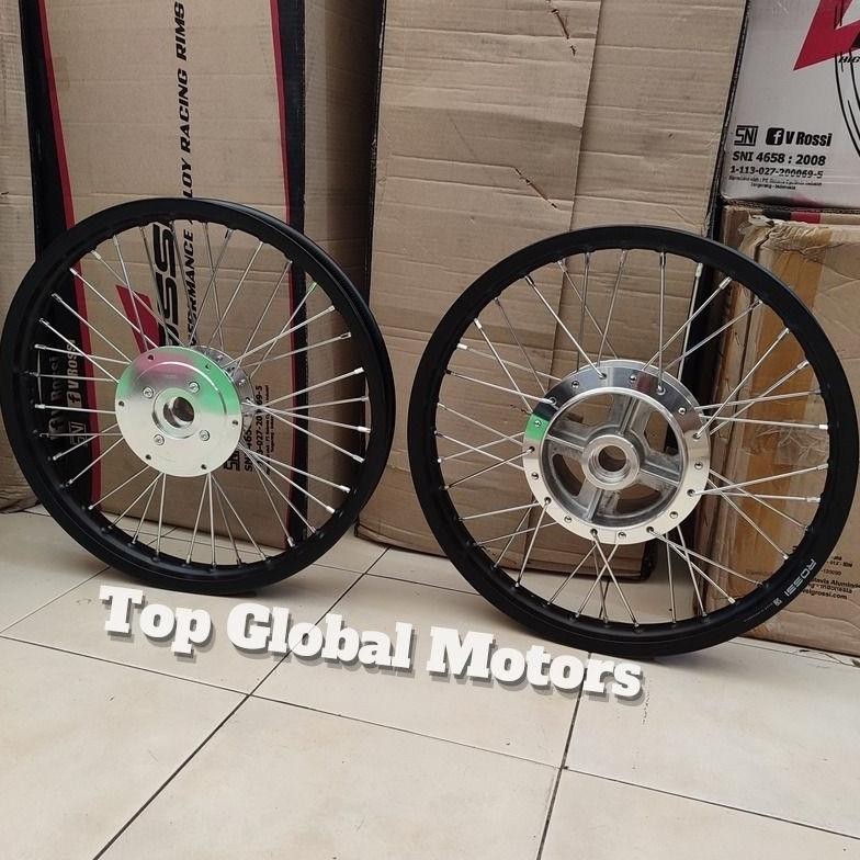 DFR VELG CB15O OLD MEGAPRO MONOSHOCK SEPASANG ROSSI ORIGINAL RING 17 - VELG MEGAPRO MONOSHOCK CB150 