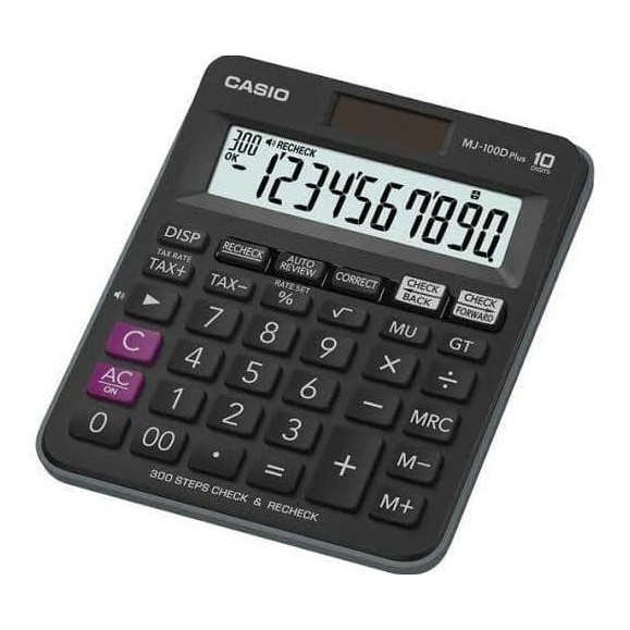 

CASIO MJ-100 D CHECK CORRECT CALCULATOR / KALKULATOR CEK ULANG MJ100D