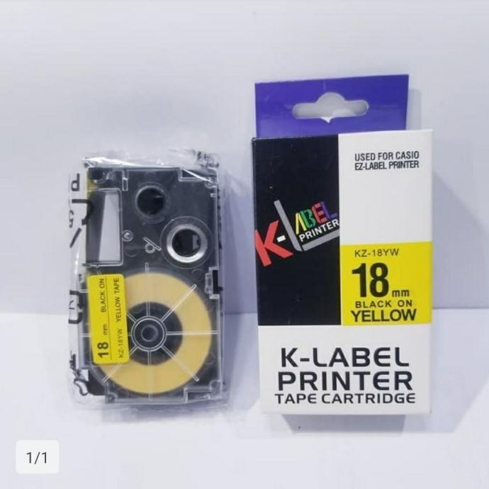 

Label K-LABEL Printer 18 mm Compatible Casio EZ Tape Printer 18mm