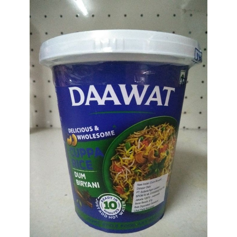 

daawat cuppa rice dum biryani 230gr
