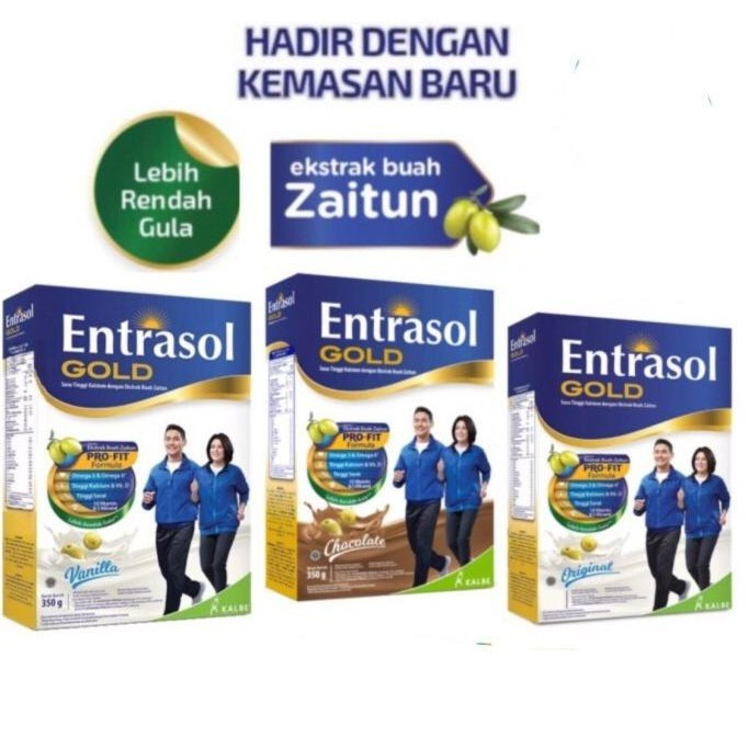 

ENTRASOL GOLD - Nutrisi Tinggi Kalsium + Ekstrak Buah Zaitun - Vanilla